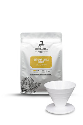Etiyopya Single Origin Coffee Ve V60 Dripper ürün fotoğrafı