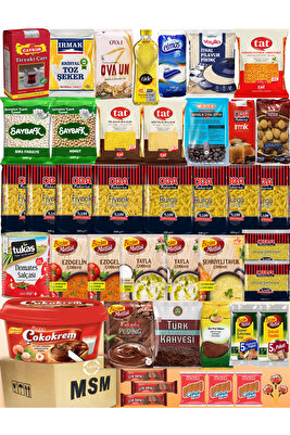 Ramazan Kolisi Erzak Paketi Mega Paket 45 Parça Çocuklar Için Çikolata Setli Toplam 19kg No :14 ürün fotoğrafı
