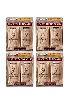 Tek Içimlik Türk Kahvesi 12x6gr - 4 Adet ürün fotoğrafı