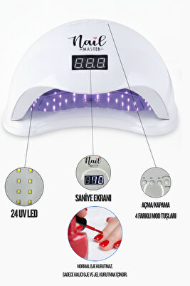 Kalıcı Oje Ve Protez Tırnak Jel Kurutucu Led Lamba 48w (NORMAL OJE KURUTMAZ) ürün fotoğrafı