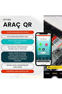 QR Numaratör - Araç Oto Parkmatik - Dijital Kimlik ürün fotoğrafı