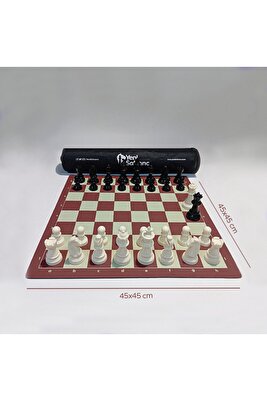 Profesyonel Satranç Takımı (95MM - AĞIRLIKLI - YEDEK VEZİRLİ) ürün fotoğrafı