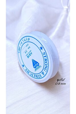 Şeffaf Lastikli 0.8 mm Misina ürün fotoğrafı