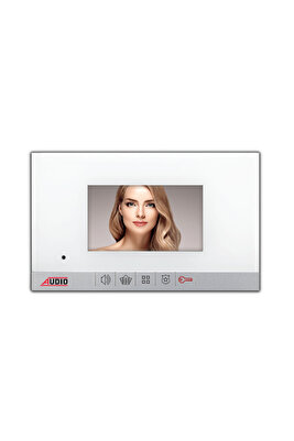 BUS PLUS GDM 4,3" GÖRÜNTÜLÜ ŞUBE BEYAZ ürün fotoğrafı