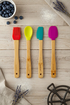 Zolly 4 Parça Spatula Seti Küçük ürün fotoğrafı