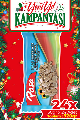 Kavrulmuş Ay Çekirdeği İçi 720 gr (30 gr X 24 Adet) (Tuzlu İç Ay Çekirdeği) ürün fotoğrafı