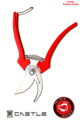 Castle Cst-4x Budama Makası Bağ Makası Bahçe Ağaç Dal Kırpma Makası ürün fotoğrafı