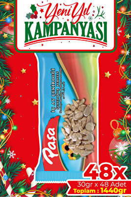 Kavrulmuş Ay Çekirdeği İçi 1440 gr (30 gr X 48 Adet) (Tuzlu İç Ay Çekirdeği) ürün fotoğrafı