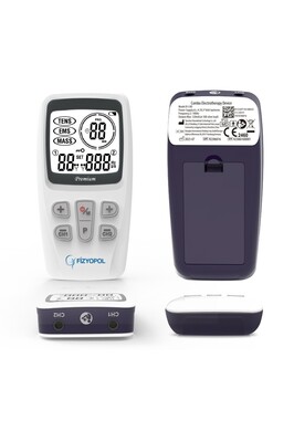 Premium,2 Kanallı Fizik Tedavi Tens Cihazı Dijital Portatif Tens, Ems, Masaj Cihazı ürün fotoğrafı