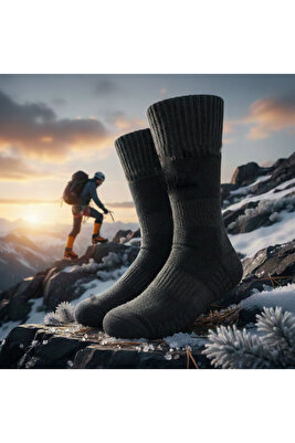 Dağcı ve Kampçı Termal Kalın Çorap 40-44 Numara ürün fotoğrafı