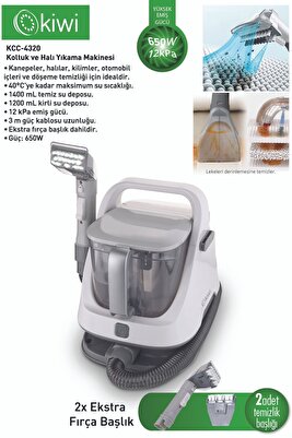Kcc-4320 Koltuk Halı Yıkama Ve Leke Çıkartma Makinesi ürün fotoğrafı