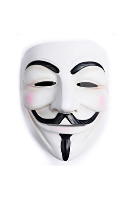 Partidolu Plastik V for Vendetta Maskesi halloween ürün fotoğrafı