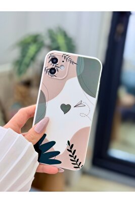 Iphone 11 Uyumlu (12 Görünümlü Köşeli ) Içi Kadife Secret Garden Renkli Kılıf ürün fotoğrafı