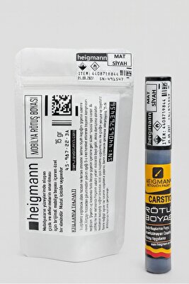 Mat Siyah Mobilya Masa Sandalye Sehpa Çizik Onarıcı Kapatıcı Rötuş Rütüş Kalemi Boyası ürün fotoğrafı