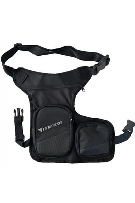 Motosiklet Bacak Çantası Reflektörlü Gri 2 Cepli ürün fotoğrafı