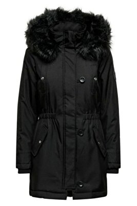 Kadin Siyah Parka ürün fotoğrafı