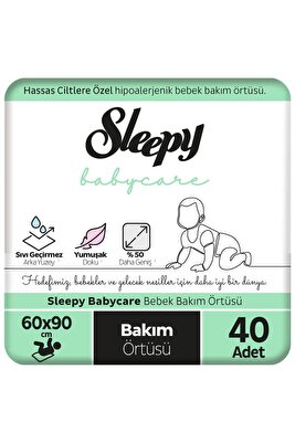 Babycare Bebek Bakım Örtüsü 60x90 Cm 4x10 40 Adet ürün fotoğrafı