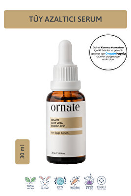 Karınca Yumurtası Yağlı Tüy Azaltıcı Ve Tüy Serum 30ml %0.5 Formic Acid %10 Aloe Vera ürün fotoğrafı