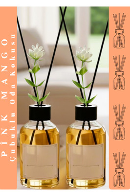 2 Adet Banyo Tuvalet Kokusu Esansiyel Oda Kokusu Koku Giderici Egzotik Pink Mango 2x50ml (Çiçekli) ürün fotoğrafı
