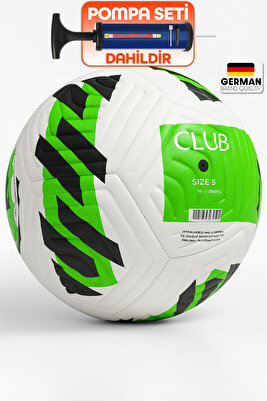Orijinal Futbol Topu Pompa Hediyeli Sert Zemin Halı Saha Futbol Topu Hibrit Yeşil No:5 ürün fotoğrafı
