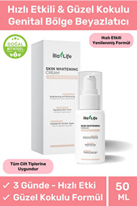 Güzel Kokulu & Etkili Genital Bölge Beyazlatıcı Krem Özel Bölge Kararması Karşıtı Aydınlatıcı Krem ürün fotoğrafı