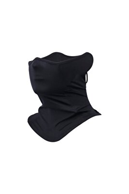 Siyah Maske Burun Kavisli Boyunluk Strike-snood-motor-maske-buf-baf-ağızlık-kar maske- ürün fotoğrafı