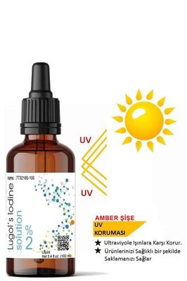 Lügol Çözeltisi %2 Lik | 100 ml | Lügols Iodine Solution ürün fotoğrafı