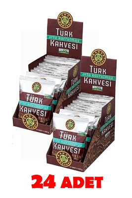 Orta Kavrulmuş Türk Kahvesi 24 Adet (2x12) ürün fotoğrafı