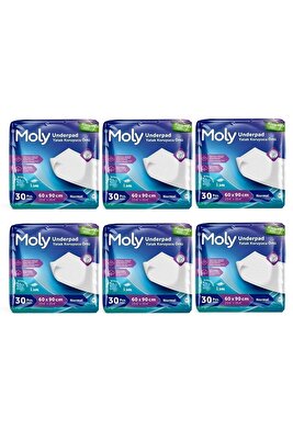 Yatak Koruyucu Örtü 60x90 Cm 30'lu X 6 Adet ürün fotoğrafı