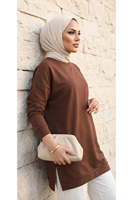 Yazlık Kadın Bisiklet Yaka Mevsimlik Tunik ürün fotoğrafı