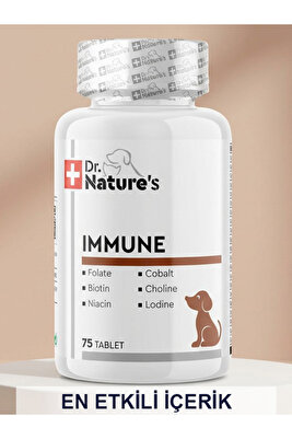 Köpekler İçin Immune & Multivitamin Destek – Bağışıklık Sistemi Güçlendirici (75 Tablet) ürün fotoğrafı