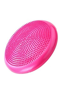 Denge Diski Balance Trainer Denge Topu Pilates Balans Disk (Pompasız)-Pembe ürün fotoğrafı