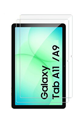 Samsung Galaxy Tab A11/A9 8.7 inç Uyumlu Ekran Koruyucu Şeffaf Cam Nano Esnek Kırılmaz Ekran Camı ürün fotoğrafı