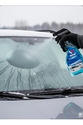 Araba Oto Cam Buz Çözücü Sprey Eko Seri Buzlanma Önleyici Sprey 500 ml ürün fotoğrafı