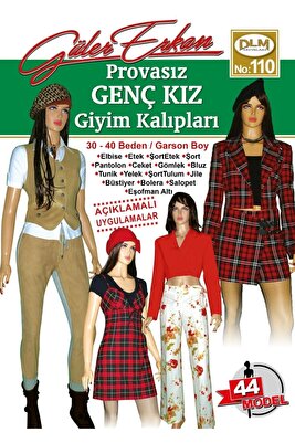 Provasız Genç Kız Giyim Kalıpları ürün fotoğrafı