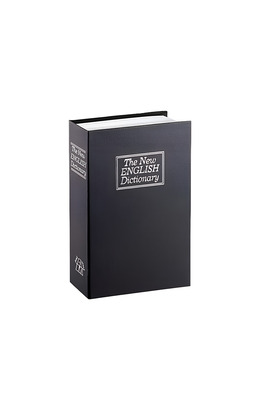 Siyah - Kitap Şeklinde Gizli Kasa Kumbara Kitap Kasa Kumbara Kilitli Kasa Kumbara ürün fotoğrafı