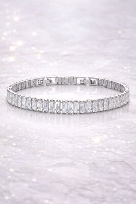 Kadın Çelik Bileklik Lüks Su Yolu Kararmaz Baget 14k Altın Renk Kadın Bileklik 16+2cm ürün fotoğrafı