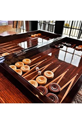 Kişiye Özel Lüx Tavla Yenigün Özel Günlerde Kişiye Özel, Hediyelik Ürün, Ahşap Pullu Tavla ürün fotoğrafı