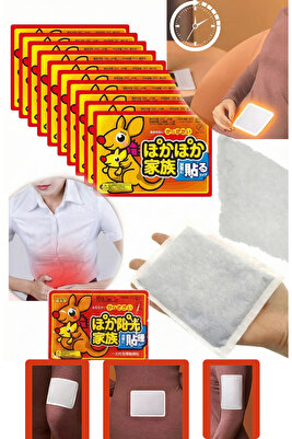 10 Adet Isınmatik Cep Sobası Vücut El Ayak Bel Isıtıcı Isımat ürün fotoğrafı