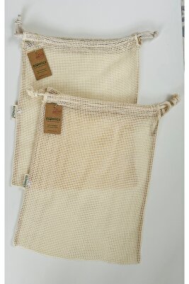 %100 Pamuk File Kese L 30*40 Cm (2 ADET) ürün fotoğrafı