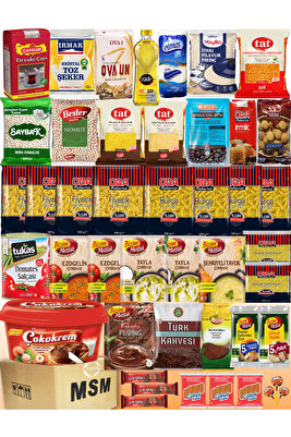 Ramazan Kolisi Erzak Paketi Mega Paket 45 Parça Çocuklar Için Çikolata Setli Toplam 19kg No :14 ürün fotoğrafı