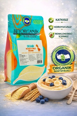 Organik Ruşeymli Irmik 350gr (PESTİSİT VE AFLATOKSİN ANALİZLİ) ürün fotoğrafı