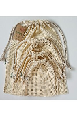 %100 Pamuk File Kese Seti 4'lü ürün fotoğrafı