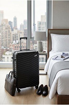 Wx-1001 Siyah Kabin Boy Valiz ürün fotoğrafı