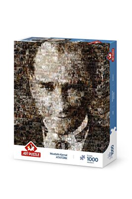 Mustafa Kemal Atatürk (Kolaj Puzzle) 1000 Parça Puzzle ürün fotoğrafı