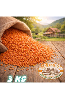Kırmızı Mercimek 3 Kg ( Köy Mahsulu ) ürün fotoğrafı