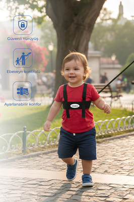 Çocuk Güvenlik Kemeri Siyah ürün fotoğrafı