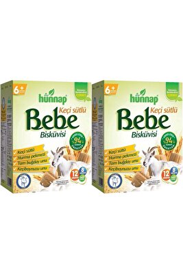 Bebe Bisküvisi Keçi Sütlü 400gr 2 Li Set (TOPLAM 800GR) ürün fotoğrafı