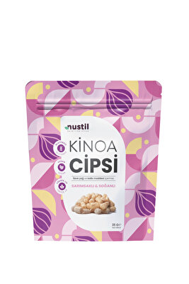 Sarımsaklı &amp; Soğanlı Glutensiz Kinoa Cipsi 35g ürün fotoğrafı