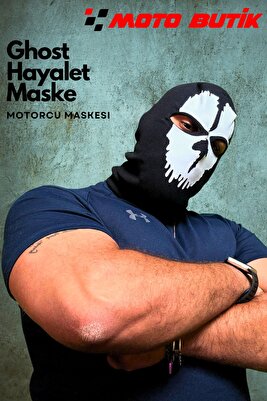 Ghost Call of Duty Motor Maskesi Balaclava Model 4 ürün fotoğrafı